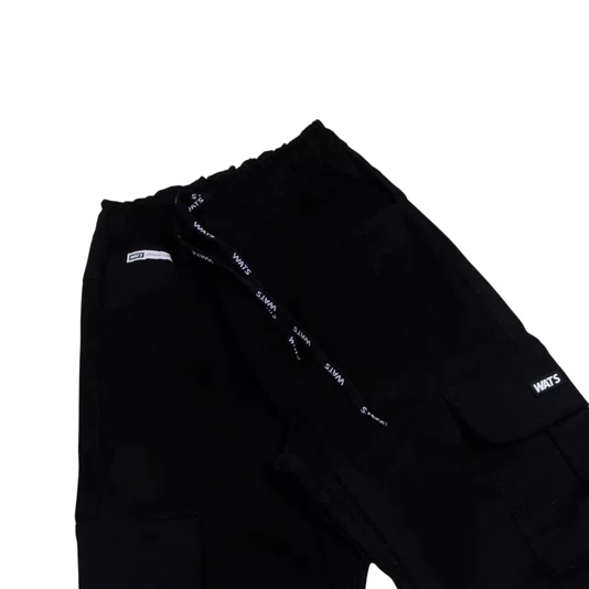 Calça Wats Sarja Cargo Box Juvenil Preto