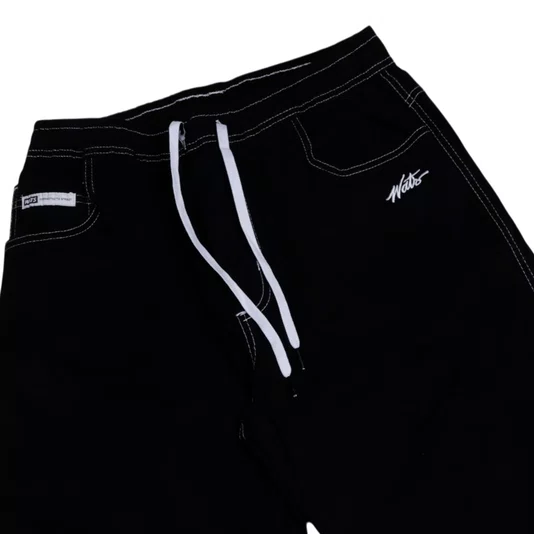 Calça Wats Sarja Reta Tag Preto
