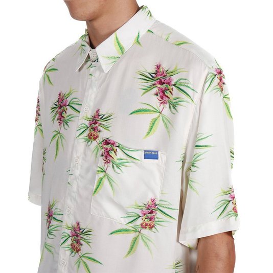 Camisa Drop Dead Purple Haze Creme
