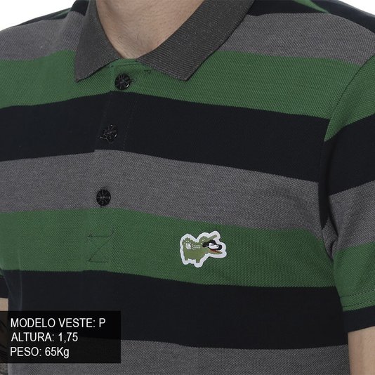 Camisa Gola Polo Lost LaLost Verde/preto