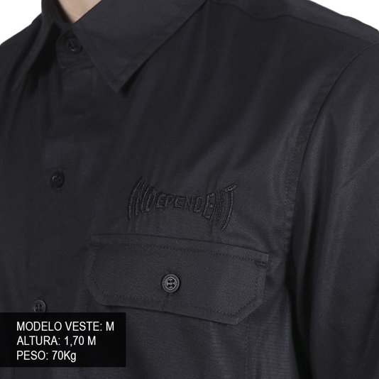 Camisa Independent 78 Cross Work Preto