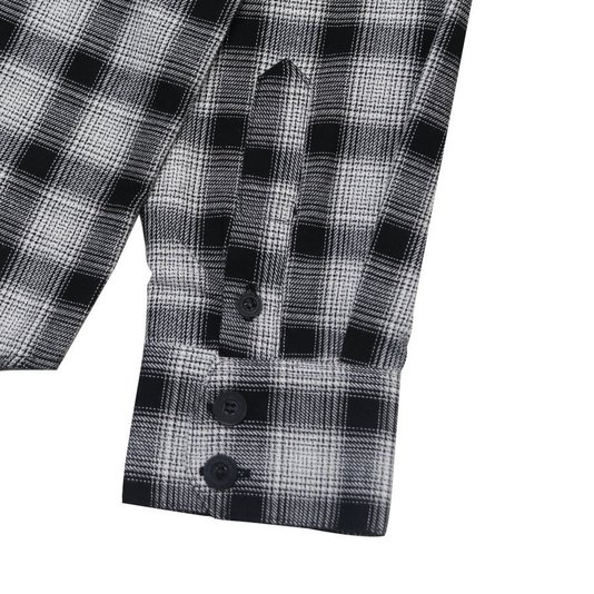 Camisa Independent Tilden Flanela Preto/Branco