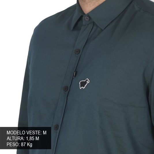 Camisa Lost Basics Sheep M/L Verde