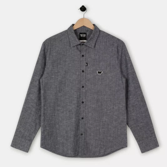 Camisa Lost Manga Longa Basics Sheep Cinza