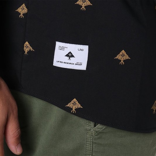 Camisa Lrg Botao Top  Preto