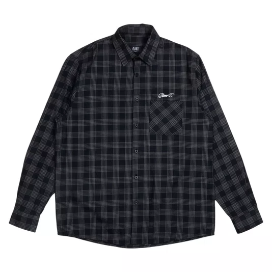 Camisa Plano C. Signature Flannel Cinza/Preto