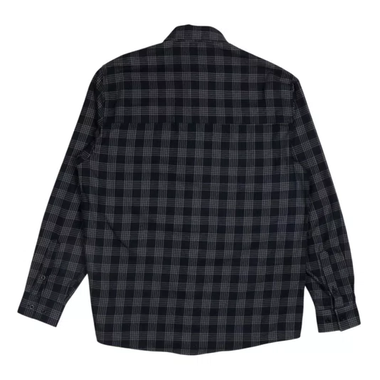 Camisa Plano C. Signature Flannel Cinza/Preto