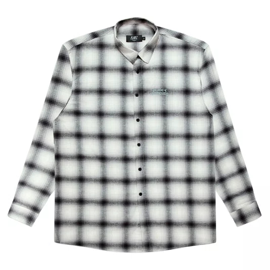 Camisa Plano C. Twilight Flannel Xadrez/Preto/Branco