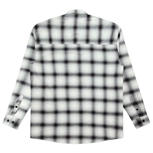 Camisa Plano C. Twilight Flannel Xadrez/Preto/Branco