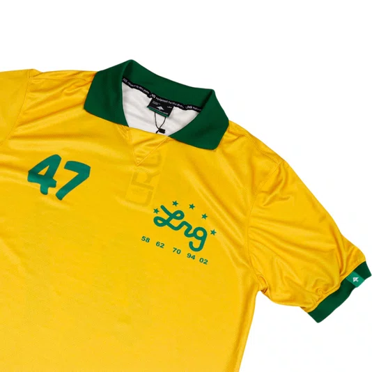 Camisa Polo Lrg Brasil Lifted Jersey Amarelo