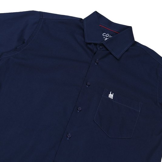 Camisa Rock City Basic Azul Marinho