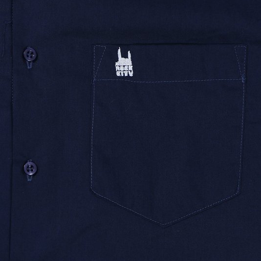 Camisa Rock City Basic Azul Marinho
