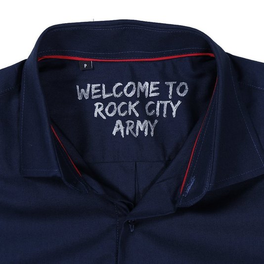 Camisa Rock City Basic Azul Marinho