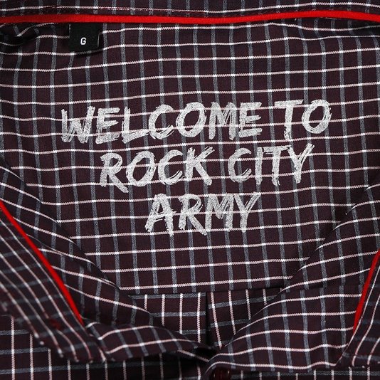 Camisa Rock City Basic Xadrez Bordô