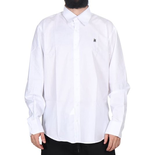 Camisa Rock City Premium M/L Branco/Preto