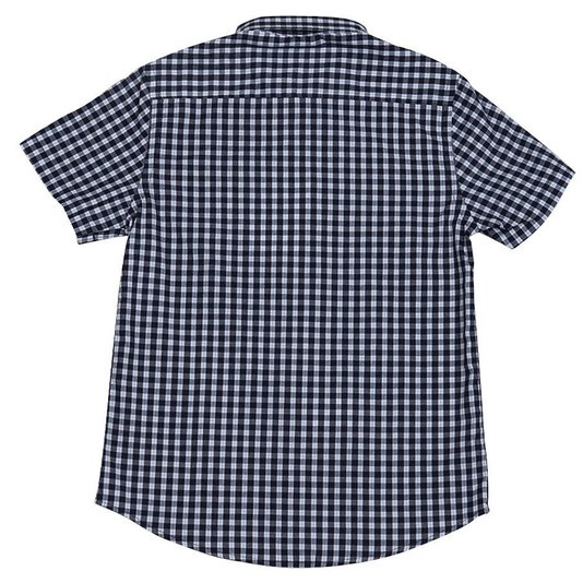 Camisa Rock City Xadrez 2020 Infantil Azul Marinho