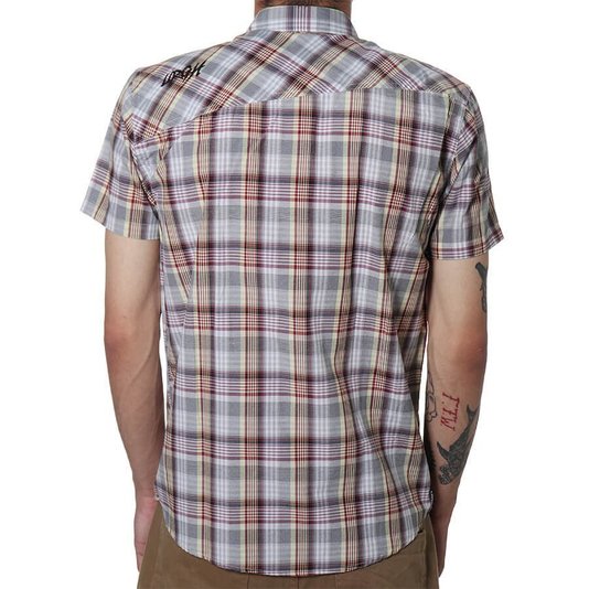 Camisa Urgh Xadrez Manga Curta