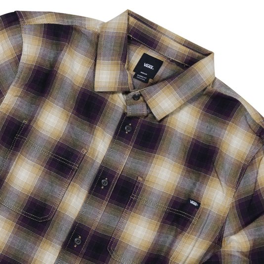 Camisa Vans Bailey Flanela M/L Xadrez Marrom