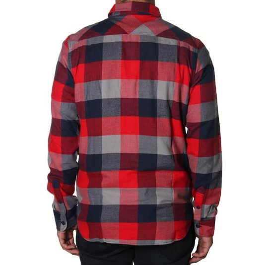 Camisa Vans Box Flannel Vermelho/Azul