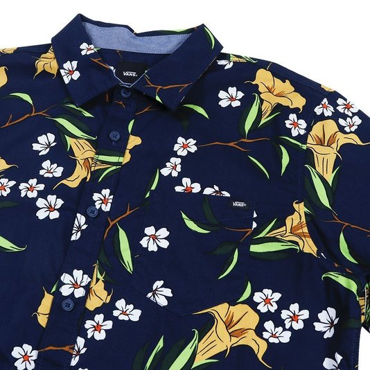 Camisa Vans Thompson Azul Marinho/Floral