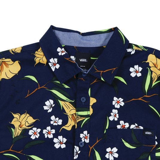 Camisa Vans Thompson Azul Marinho/Floral