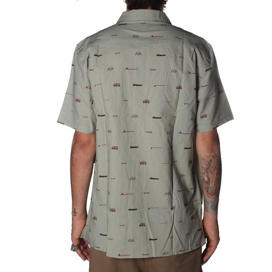 Camisa Vans Yusuke Kombi Skate Surf Verde