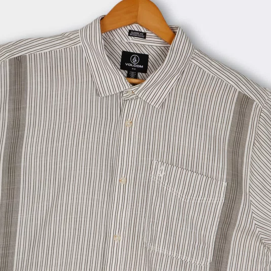 Camisa Volcom Irving Off White