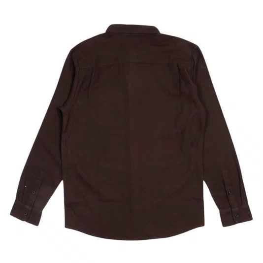 Camisa Volcom M/L Caden Marrom