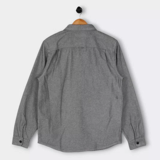 Camisa Volcom M/L Levelstone Cinza