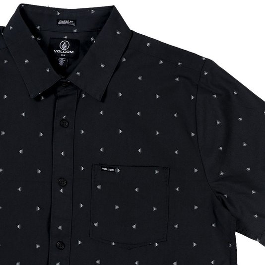 Camisa Volcom Mistere Imp Stealth Cinza