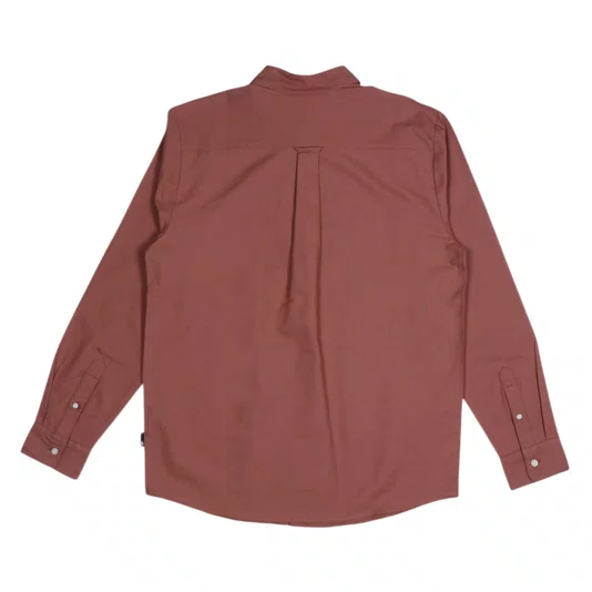 Camisa Volcom Veeco Oxford Nutmeg Marrom