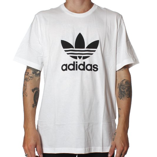 Camiseta Adidas Logo Trefoil Branco/Preto