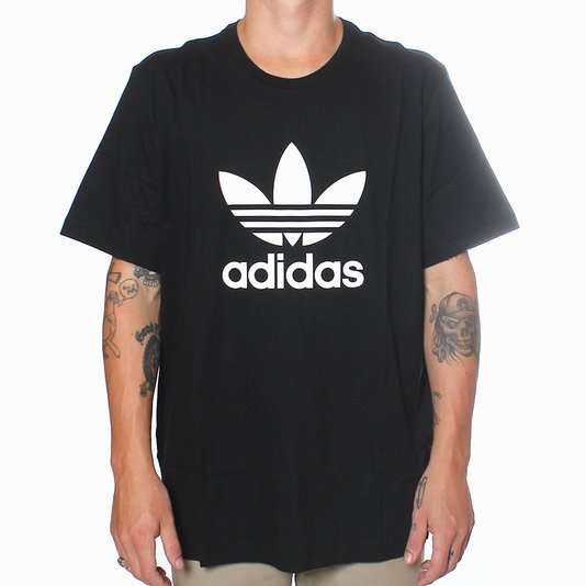 Camiseta Adidas Logo Trefoil Preto