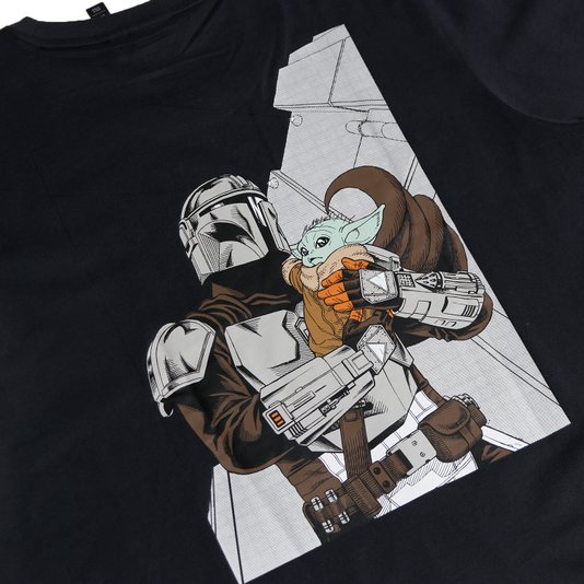 Camiseta Adidas X Star Wars "The Mandalorian" Regular Fit Cinza