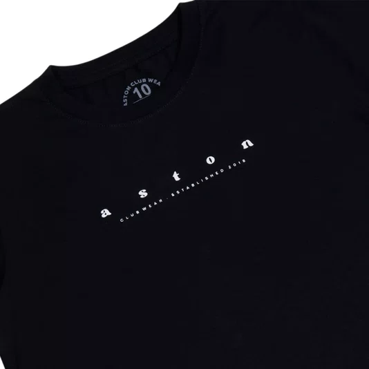 Camiseta Aston Apart Infanto Juvenil Preto