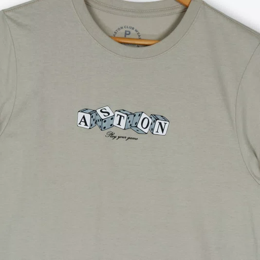 Camiseta Aston Dice Areia