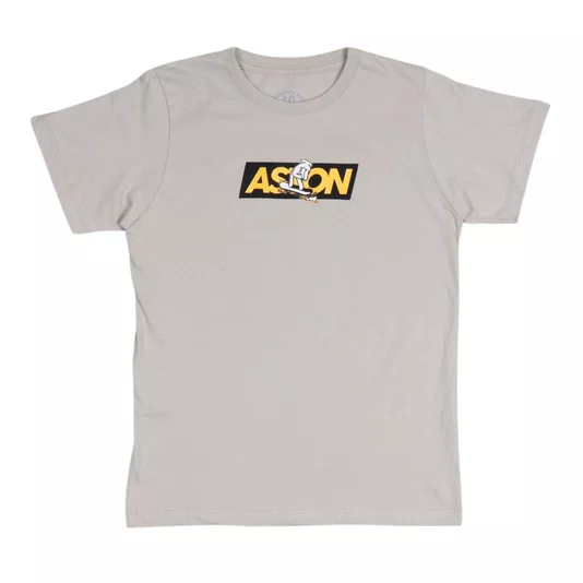 Camiseta Aston Finger Infanto Juvenil Areia