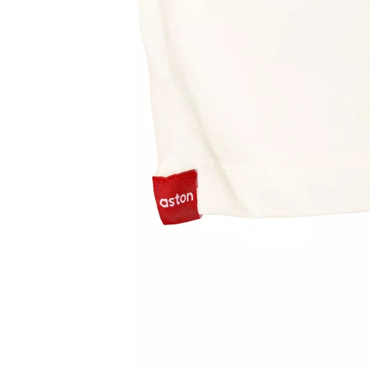 Camiseta Aston Gum Infantojuvenil Off White