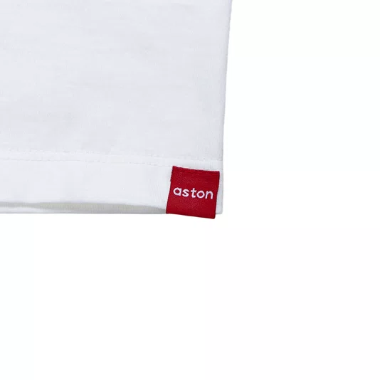 Camiseta Aston Yakult Infantojuvenil Branco