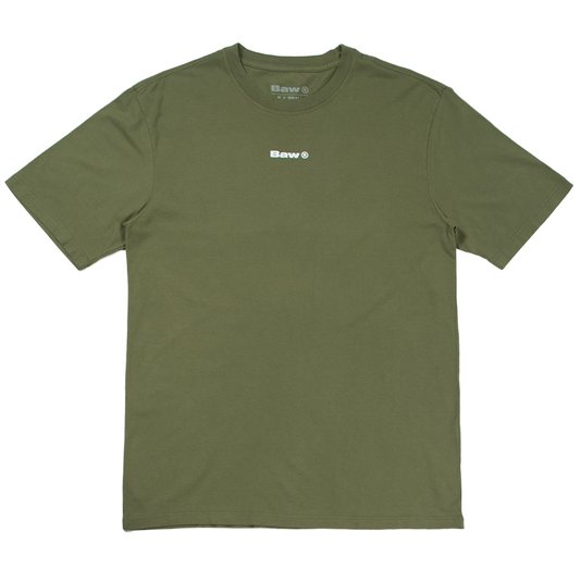 Camiseta Baw Selfie Logo Verde Militar