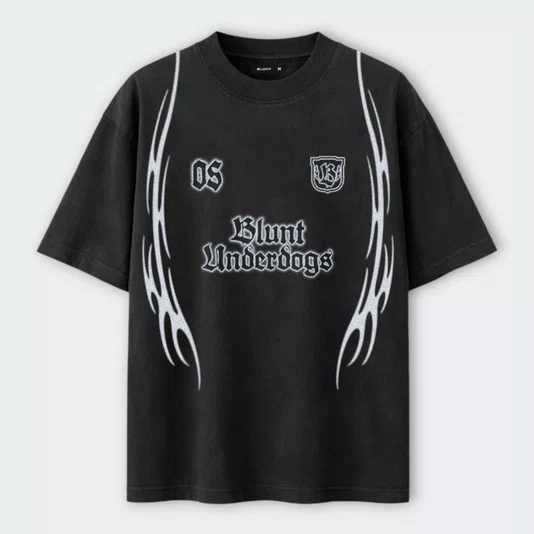 Camiseta Blunt Boxy Airbrush Preto