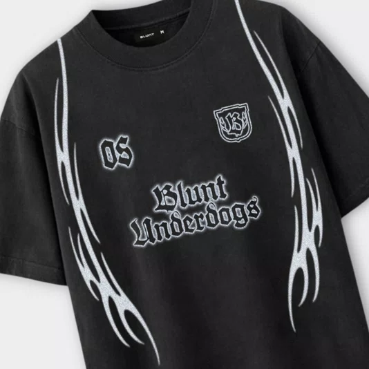 Camiseta Blunt Boxy Airbrush Preto