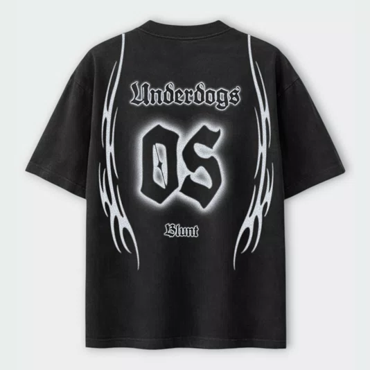 Camiseta Blunt Boxy Airbrush Preto