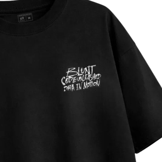Camiseta Blunt Boxy Especial Code Preto