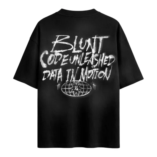 Camiseta Blunt Boxy Especial Code Preto