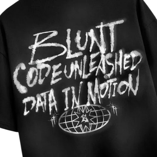 Camiseta Blunt Boxy Especial Code Preto
