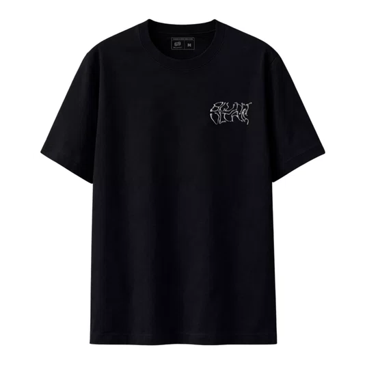 Camiseta Blunt Boxy Grillz Preta Preto