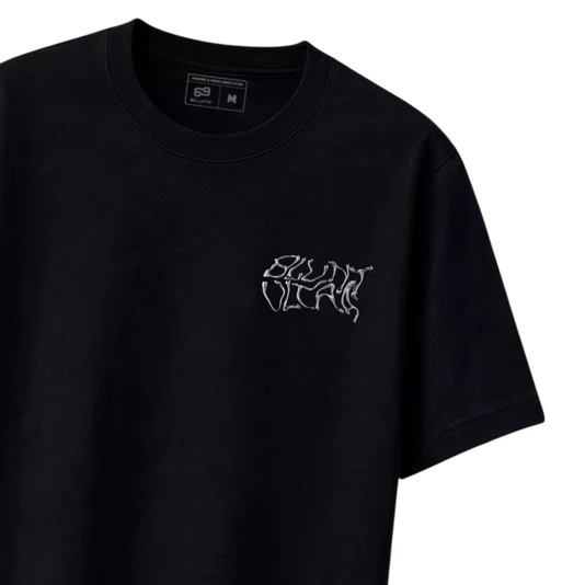 Camiseta Blunt Boxy Grillz Preta Preto