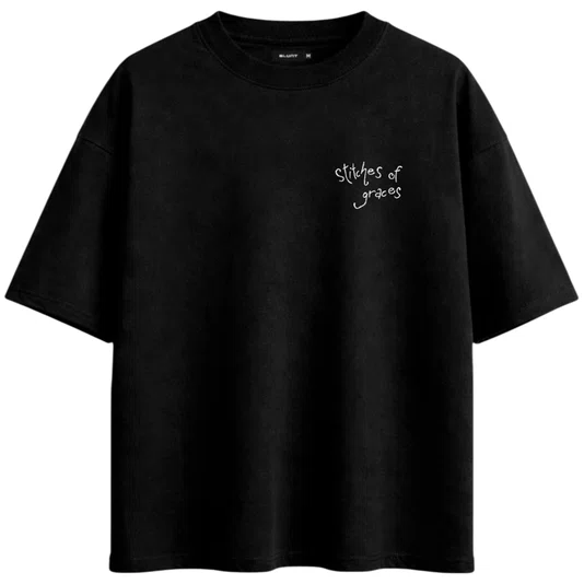 Camiseta Blunt Boxy Mercy Preto