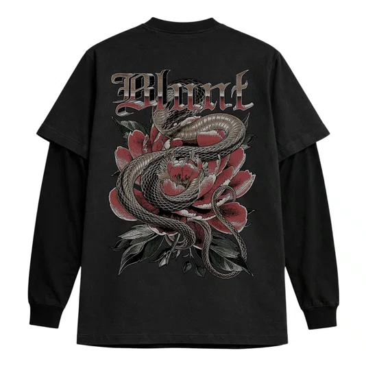 Camiseta Blunt M/L Especial Strikeout Preto